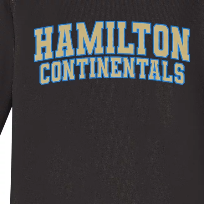 Hamilton Continentals College Baby Long Sleeve Bodysuit