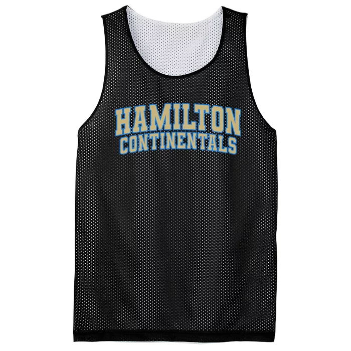 Hamilton Continentals College Mesh Reversible Basketball Jersey Tank