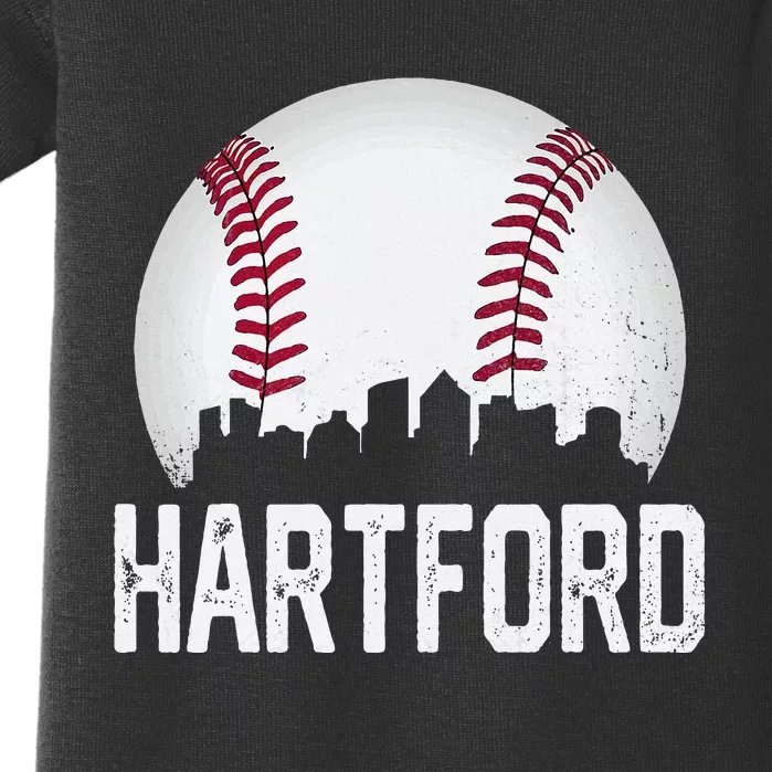 Hartford Connecticut Ct Baby Bodysuit