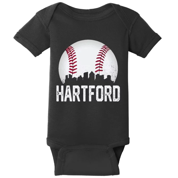 Hartford Connecticut Ct Baby Bodysuit