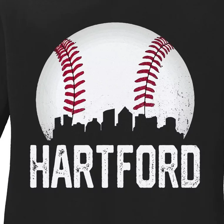 Hartford Connecticut Ct Ladies Long Sleeve Shirt