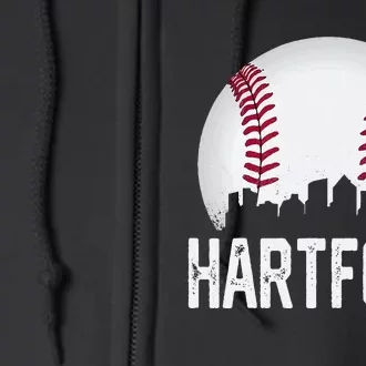 Hartford Connecticut Ct Full Zip Hoodie