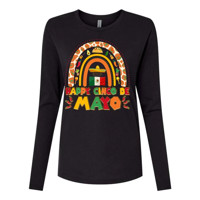 Happy Cinco De Mayo Womens Cotton Relaxed Long Sleeve T-Shirt