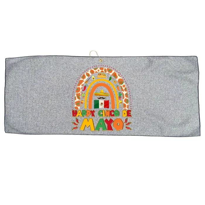 Happy Cinco De Mayo Large Microfiber Waffle Golf Towel