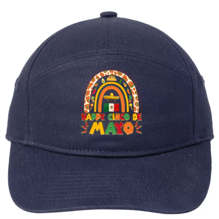 Happy Cinco De Mayo 7-Panel Snapback Hat