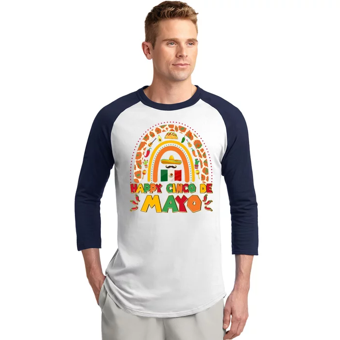 Happy Cinco De Mayo Baseball Sleeve Shirt