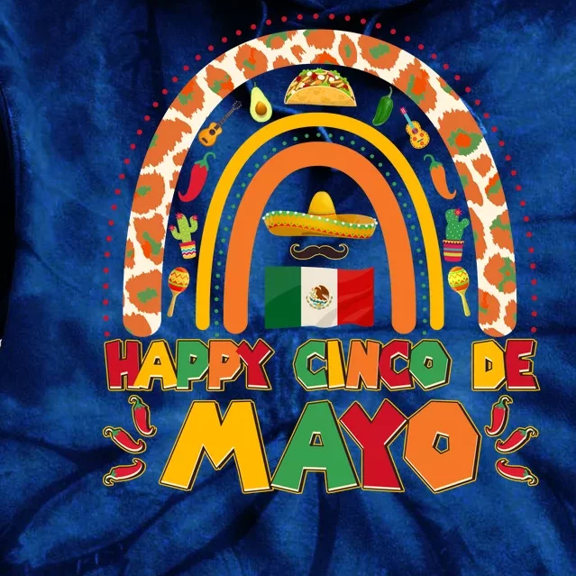 Happy Cinco De Mayo Tie Dye Hoodie