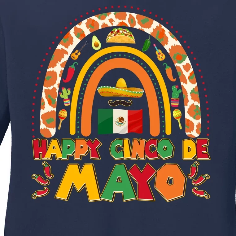 Happy Cinco De Mayo Ladies Long Sleeve Shirt