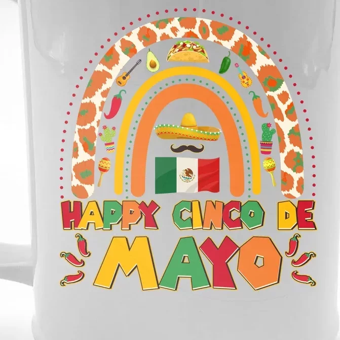 Happy Cinco De Mayo Front & Back Beer Stein