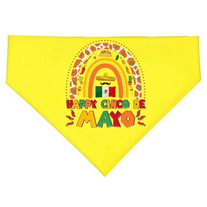 Happy Cinco De Mayo USA-Made Doggie Bandana