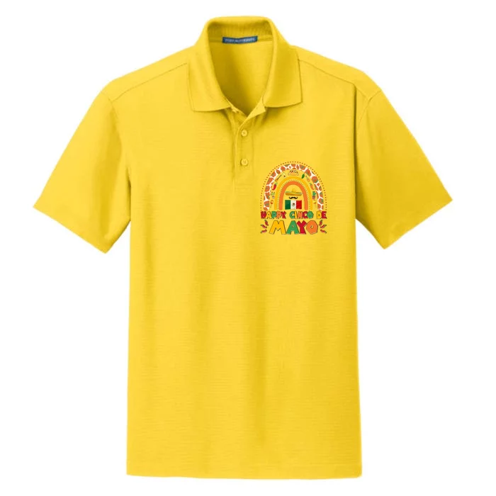 Happy Cinco De Mayo Dry Zone Grid Performance Polo