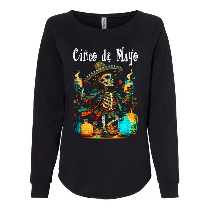 Happy Cinco De Mayo! Festival #14 Womens California Wash Sweatshirt