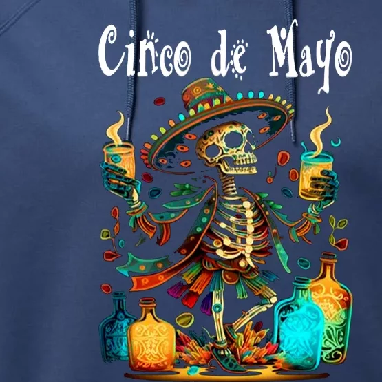 Happy Cinco De Mayo! Festival #14 Performance Fleece Hoodie