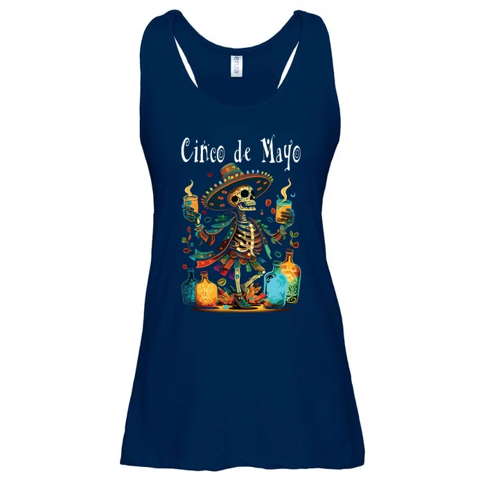 Happy Cinco De Mayo Ladies Essential Flowy Tank