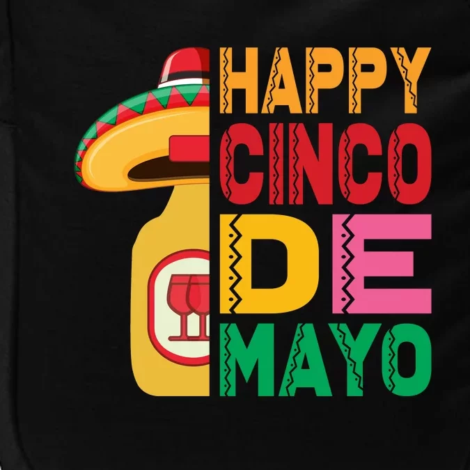 Happy Cinco De Mayo Celebration Graphic Impact Tech Backpack