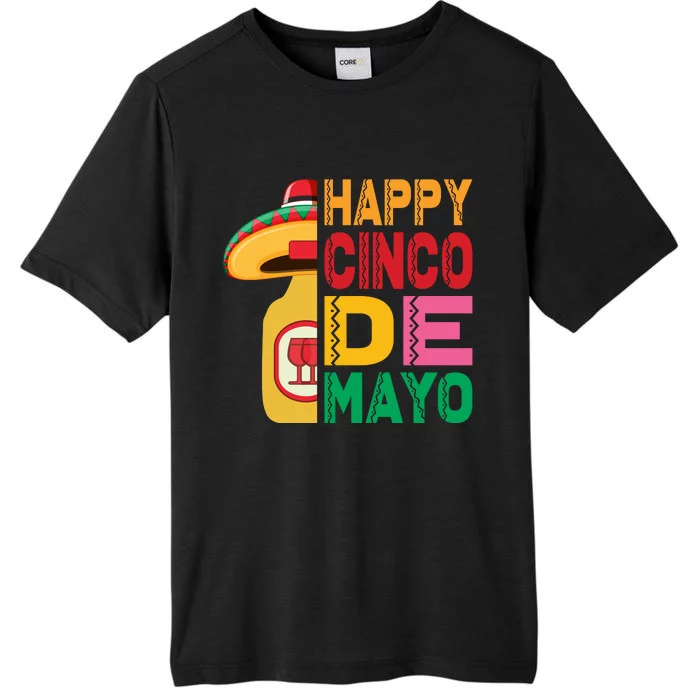 Happy Cinco De Mayo Celebration Graphic ChromaSoft Performance T-Shirt