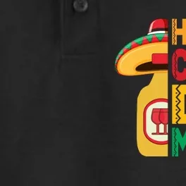 Happy Cinco De Mayo Celebration Graphic Dry Zone Grid Performance Polo