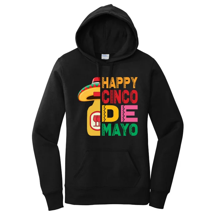 Happy Cinco De Mayo Celebration Graphic Women's Pullover Hoodie