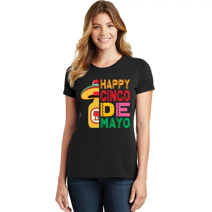 Happy Cinco De Mayo Celebration Graphic Women's T-Shirt