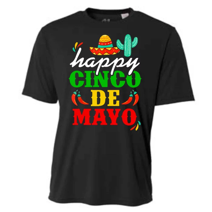 Happy Cinco De Mayo Celebration Cooling Performance Crew T-Shirt