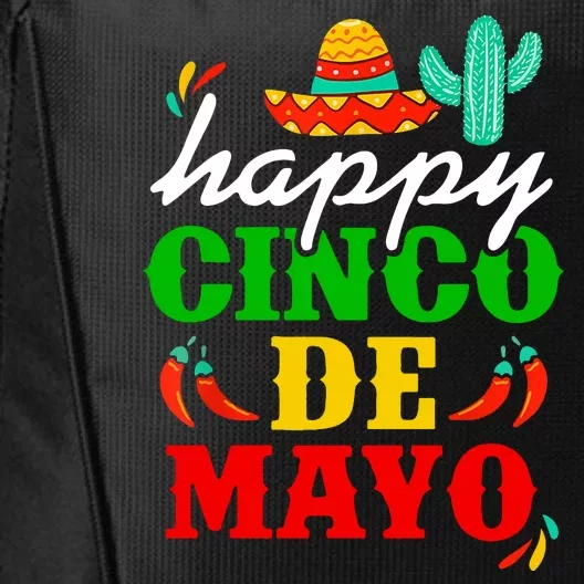 Happy Cinco De Mayo Celebration City Backpack