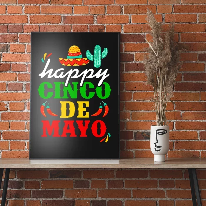 Happy Cinco De Mayo Celebration Poster