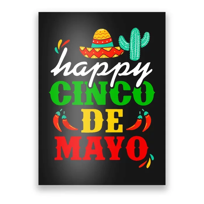 Happy Cinco De Mayo Celebration Poster