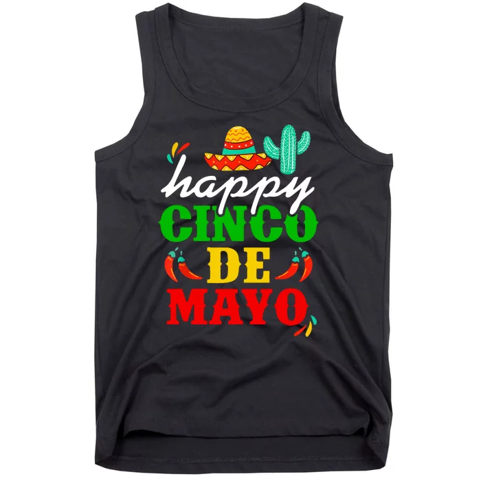 Happy Cinco De Mayo Celebration Tank Top