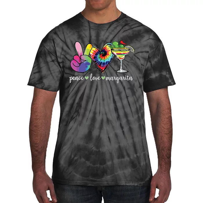 Happy Cinco De Mayo Peace Love Margarita Tie Dye Mexican Tie-Dye T-Shirt