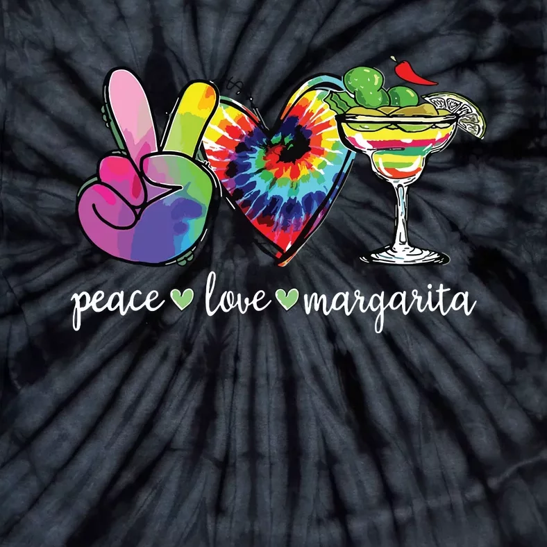 Happy Cinco De Mayo Peace Love Margarita Tie Dye Mexican Tie-Dye T-Shirt