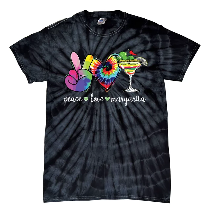 Happy Cinco De Mayo Peace Love Margarita Tie Dye Mexican Tie-Dye T-Shirt