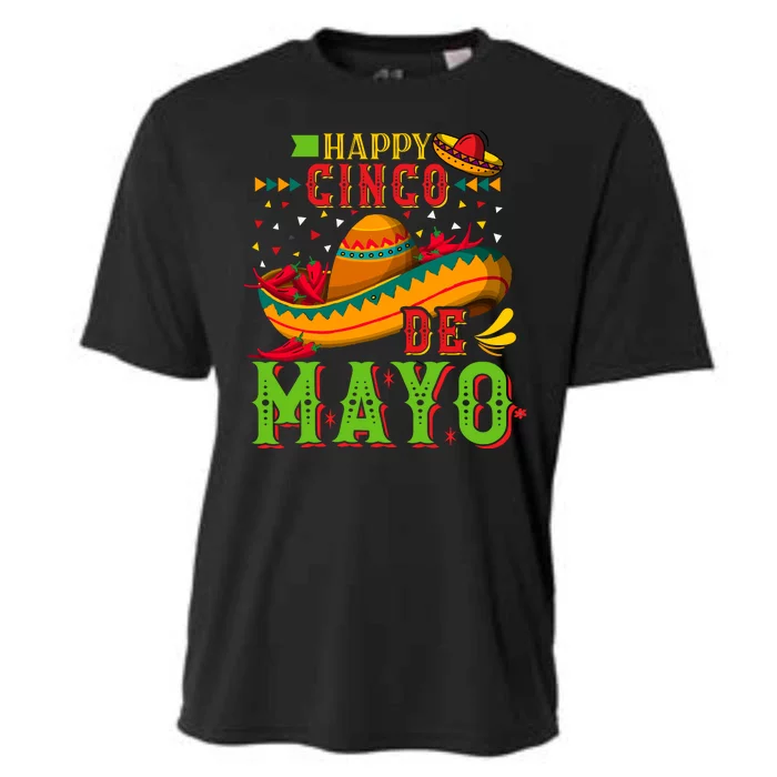 Happy Cinco De Mayo Cooling Performance Crew T-Shirt