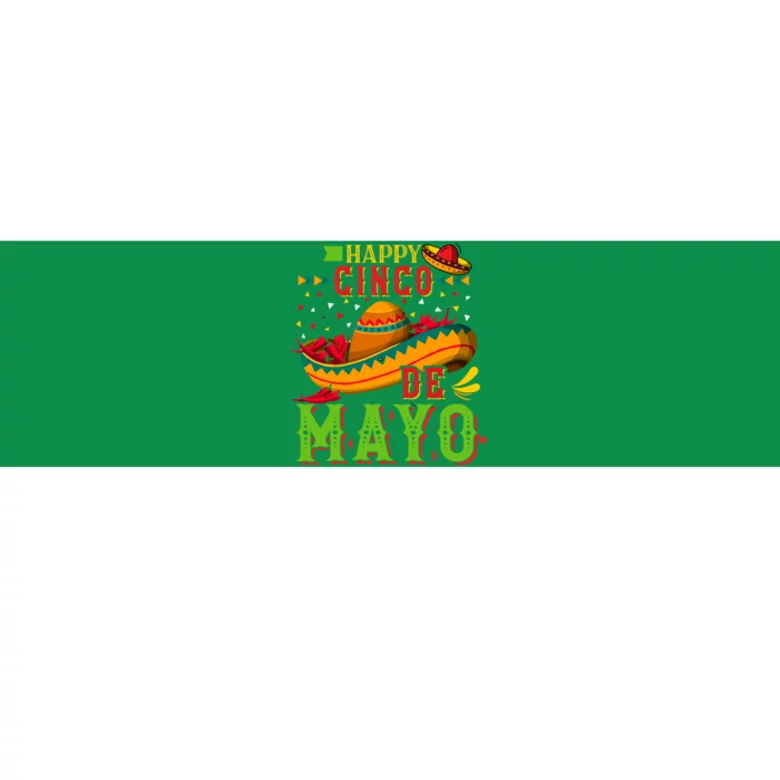 Happy Cinco De Mayo Bumper Sticker