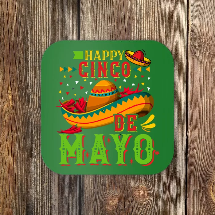 Happy Cinco De Mayo Coaster