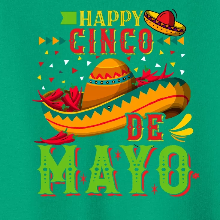 Happy Cinco De Mayo Toddler T-Shirt