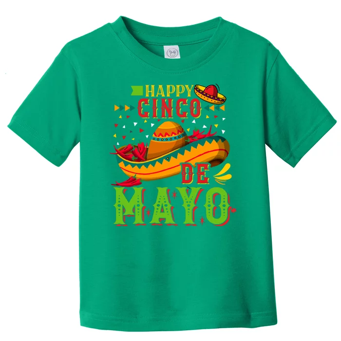 Happy Cinco De Mayo Toddler T-Shirt