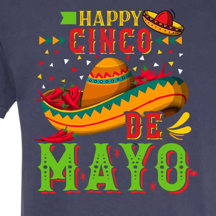 Happy Cinco De Mayo Garment-Dyed Heavyweight T-Shirt