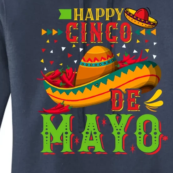 Happy Cinco De Mayo Women's Pullover Hoodie