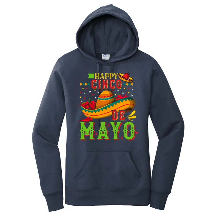 Happy Cinco De Mayo Women's Pullover Hoodie