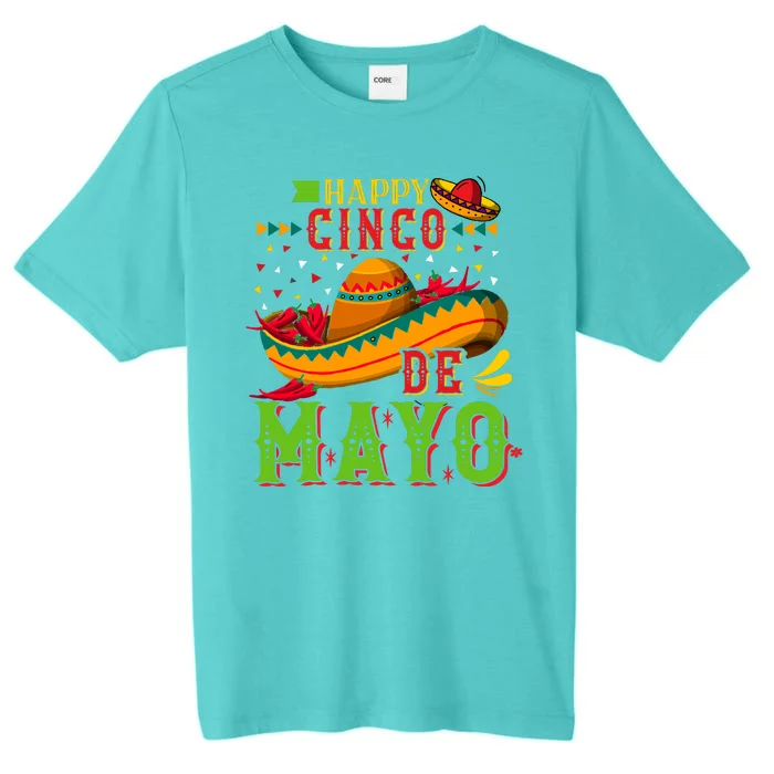 Happy Cinco De Mayo ChromaSoft Performance T-Shirt