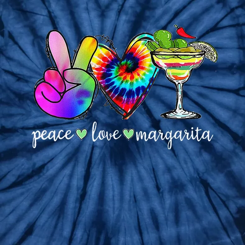 Happy Cinco De Mayo Peace Love Margarita Tie Dye Mexican Tie-Dye T-Shirt