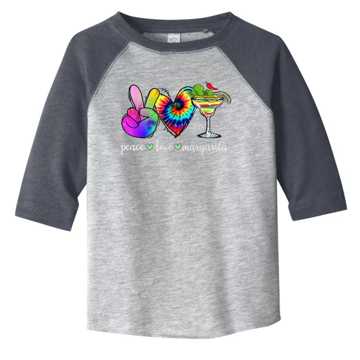 Happy Cinco De Mayo Peace Love Margarita Tie Dye Mexican Toddler Fine Jersey T-Shirt