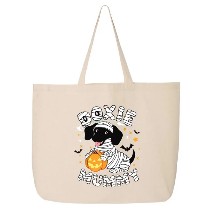 Halloween Costume Dachshund Dog Lover Doxie Mummy 25L Jumbo Tote