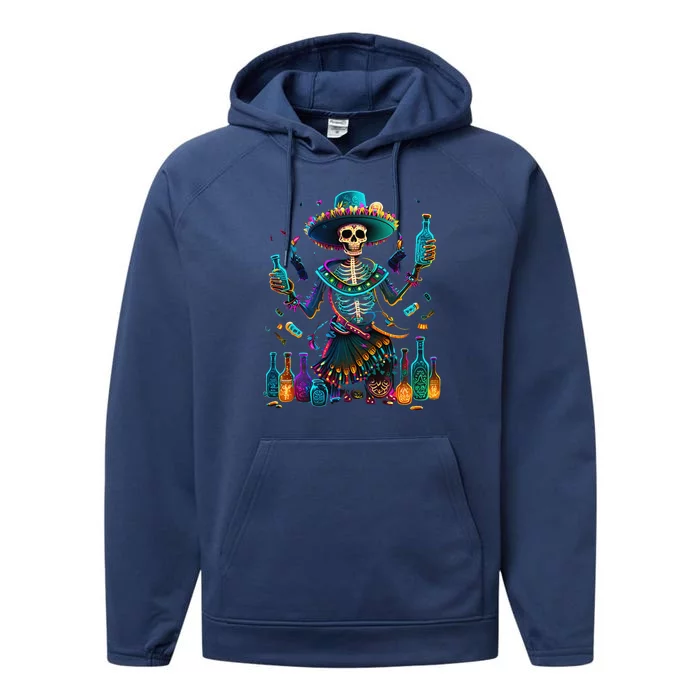 Happy Cinco De Mayo! Festival 15 Performance Fleece Hoodie