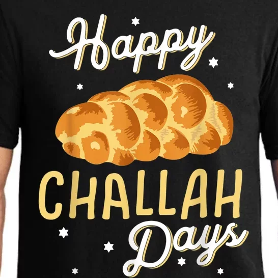 Happy Challah Days Hanukkah Chanukah Funny Jewish Bread Pajama Set