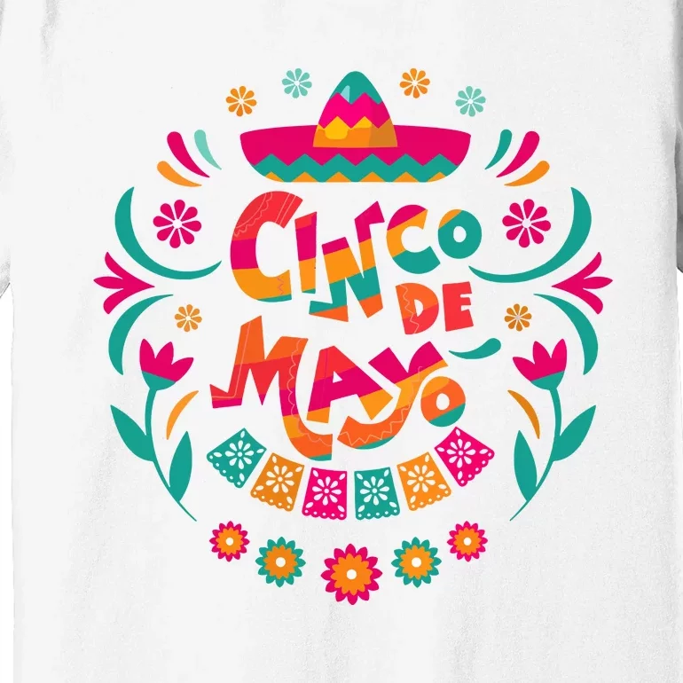 Happy Cinco De Mayo Mexican Fiesta 5 De Mayo Mexico Party Vneck Premium T-Shirt