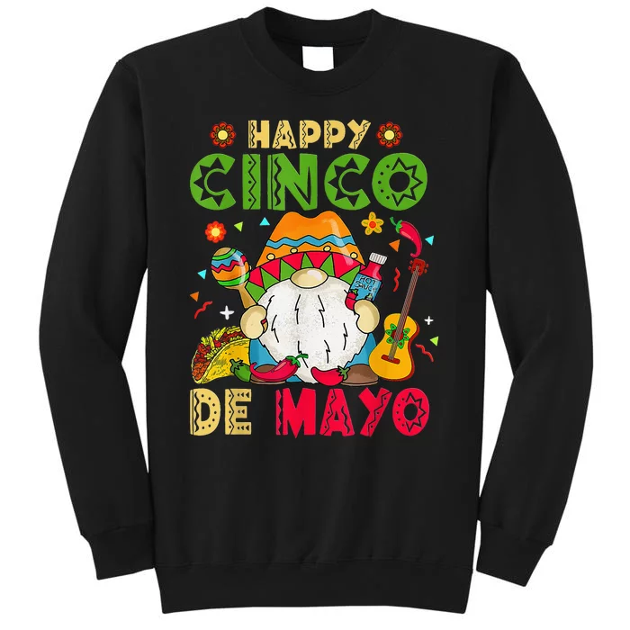 Happy Cinco De Mayo Cute Gnome Mexican Funny Cinco De Mayo Sweatshirt