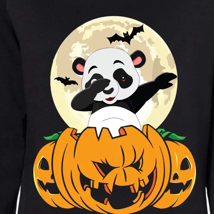 Halloween Cute Dabbing Panda Dab Dance Womens California Wash Sweatshirt