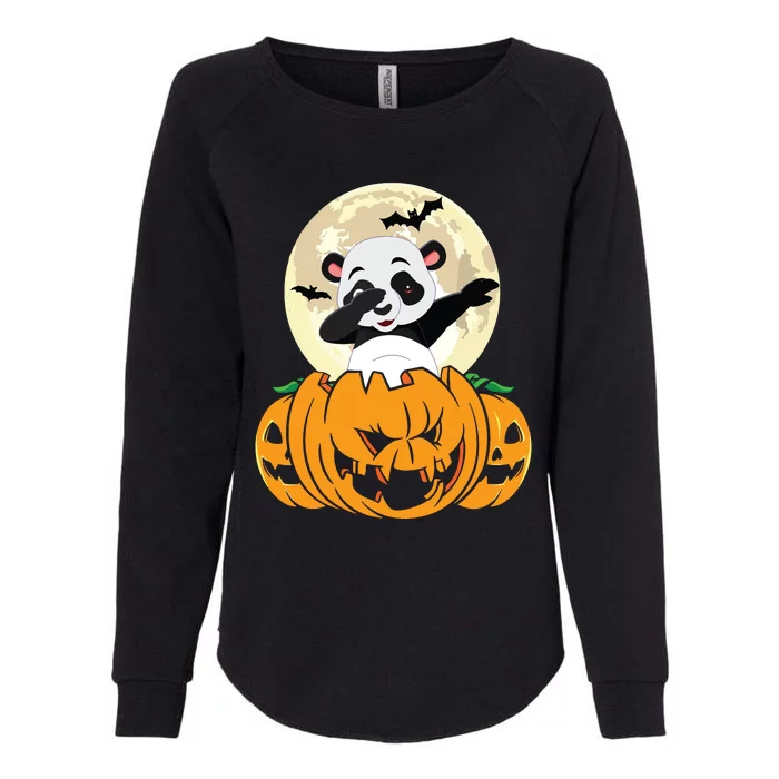 Halloween Cute Dabbing Panda Dab Dance Womens California Wash Sweatshirt