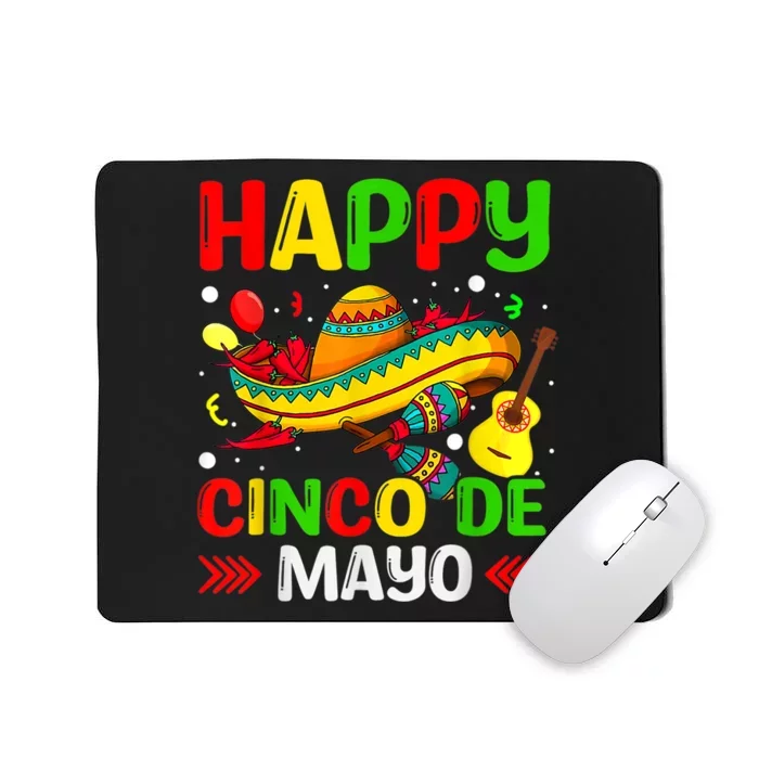 Happy Cinco De Mayo For Women Mexican Fiesta 5 De Mayo Mousepad